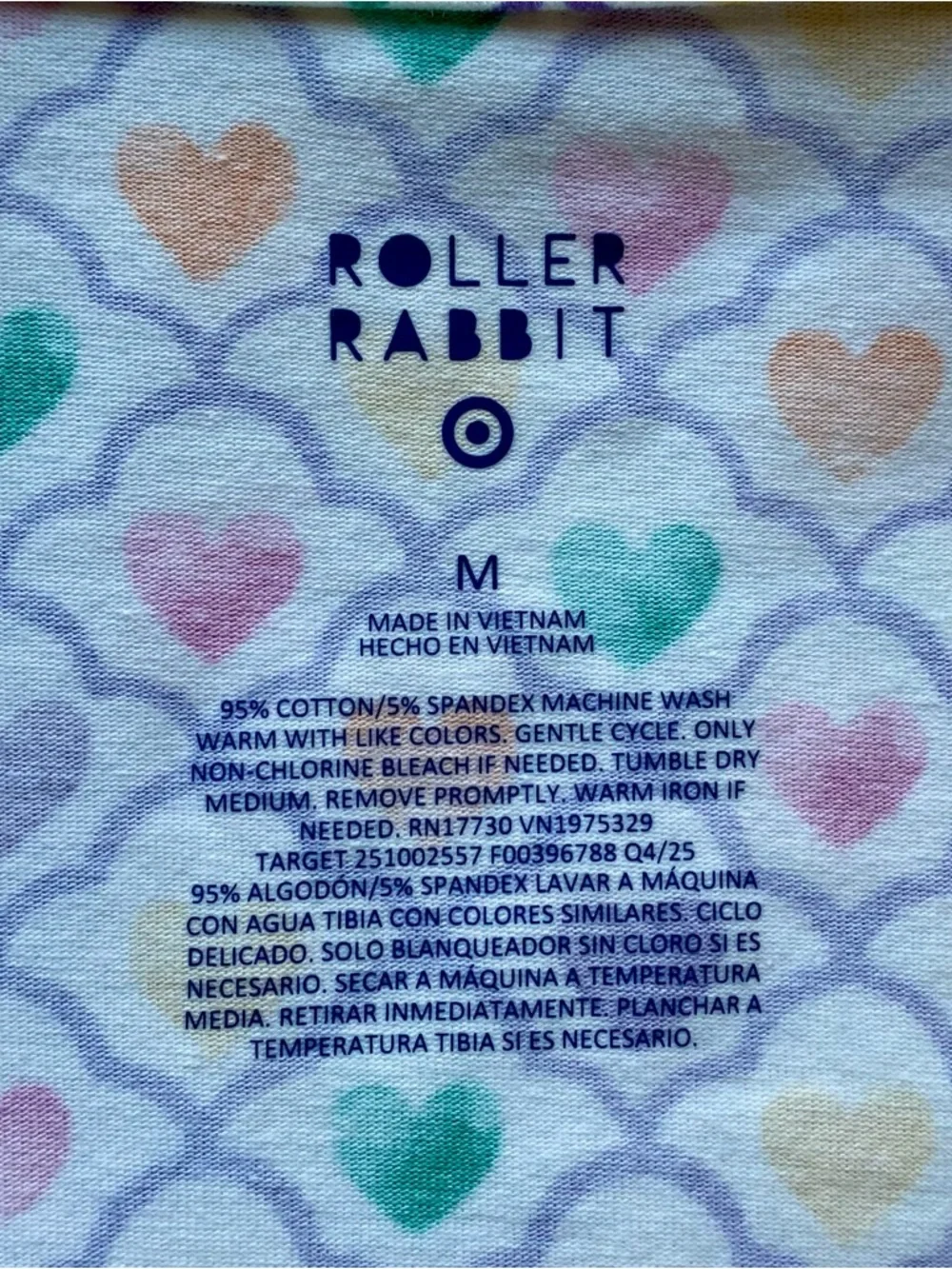 Roller Rabbit X Target Geo Hearts Short Pajama Set NWT - Picture 7 of 16